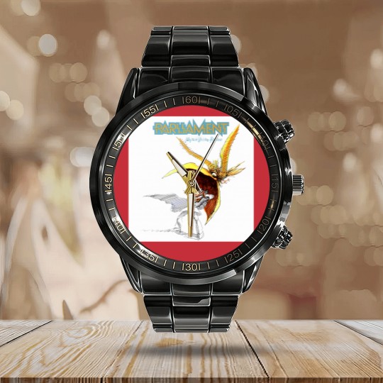 Discover funky voyage motor booty revolution Calendar Steel Band Watch