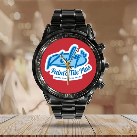 Discover Kirby’s Paint & Tile Plus Calendar Steel Band Watch