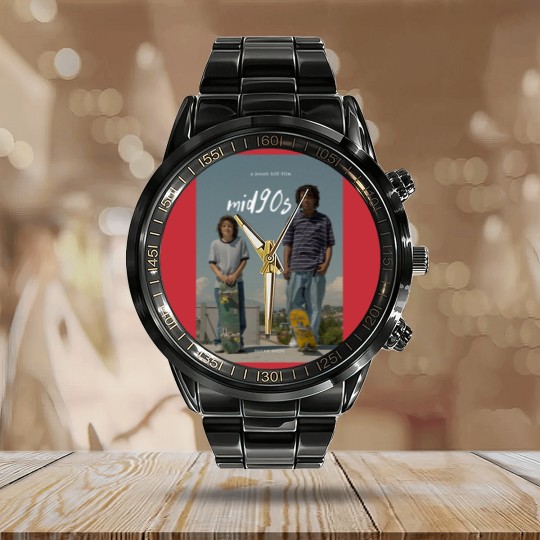 Discover Mid 90s Skateboard Movie Calendar Steel Band Watch