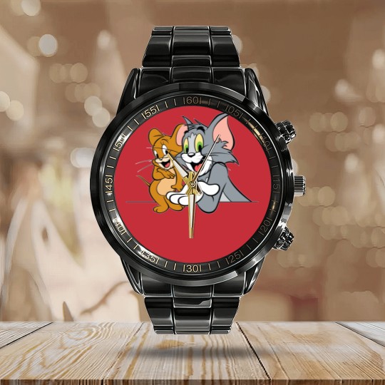 Discover Tom and Jerry Calendar Steel Band Watch