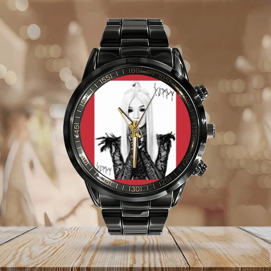 Discover Night of Poppy Calendar Steel Band Watch
