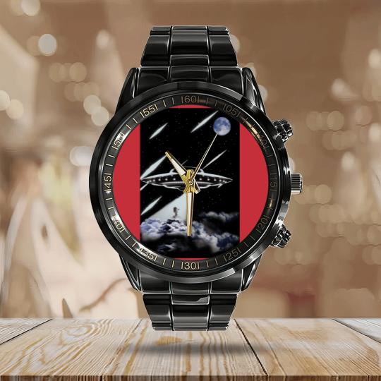 Discover Down Bad Alien Unisex Calendar Steel Band Watch