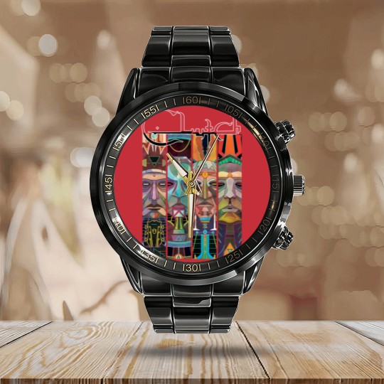 Discover Clutch Calendar Steel Band Watch