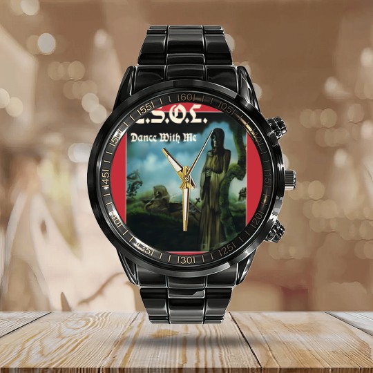 Discover Gift Idea Tsol Dance With Me Premium Gifts For Movie Fan Black Calendar Steel Band Watch