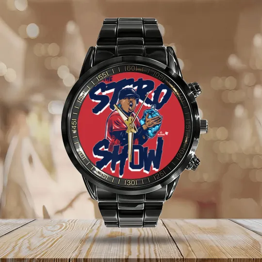 Discover marcus stroman stro show new york baseball Calendar Steel Band Watch