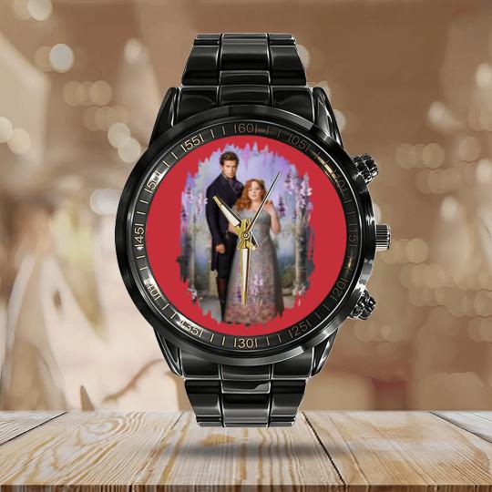 Discover Penelope and Colin Bridgerton Calendar Steel Band Watch