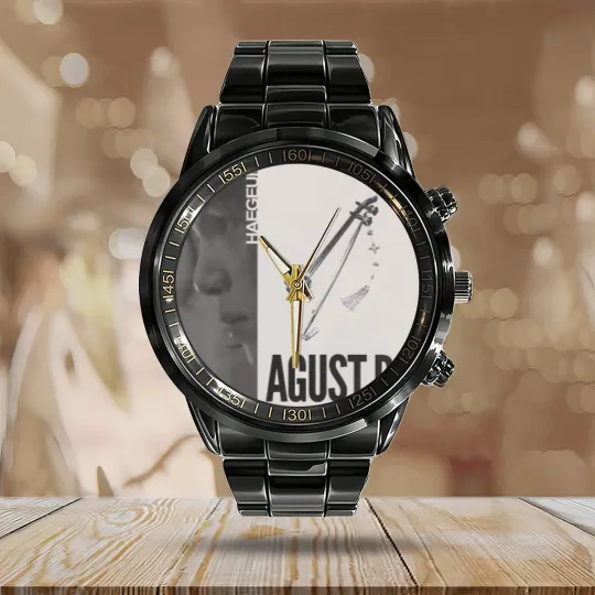 Discover Haegeum Calendar Steel Band Watch, Haegeum AgustD Vintage Calendar Steel Band Watch, Agust D Haegeum Calendar Steel Band Watch
