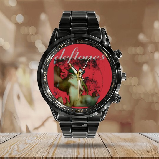Discover Deftone Calendar Steel Band Watch
