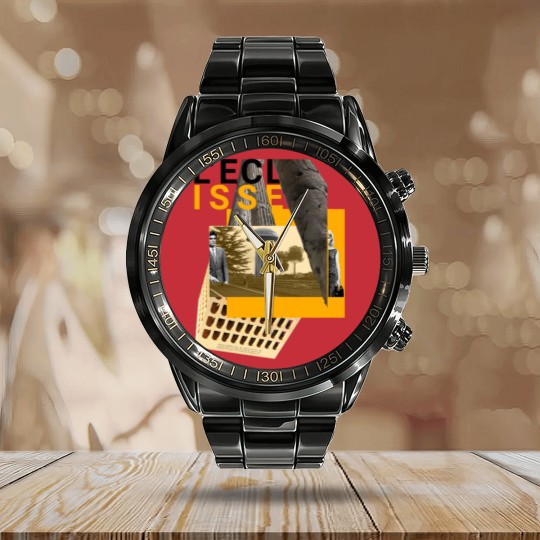 Discover L_ Eclisse - Michelangelo Antonioni Calendar Steel Band Watch