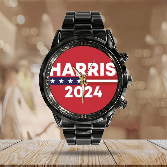 Discover Kamala Harris Hat, Kamala Harris Campaign, Kamala Harris For President 2024 Hat Calendar Steel Band Watch