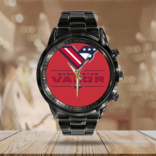 Discover Washington Valor Calendar Steel Band Watch