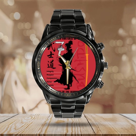 Discover Bushido 1 Calendar Steel Band Watch