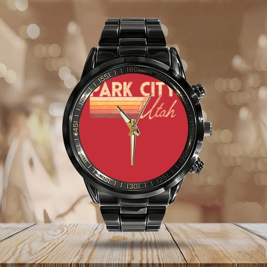 Discover Park City Utah - Park City Utah - Calendar Steel Band Watch