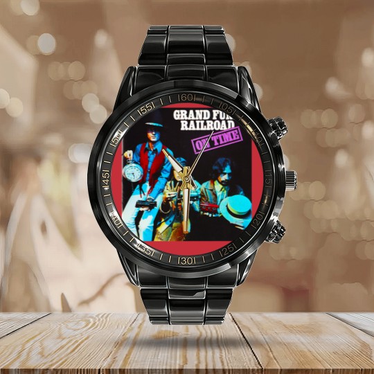 Discover Grand Funk Railroad - À l'heure. Calendar Steel Band Watch