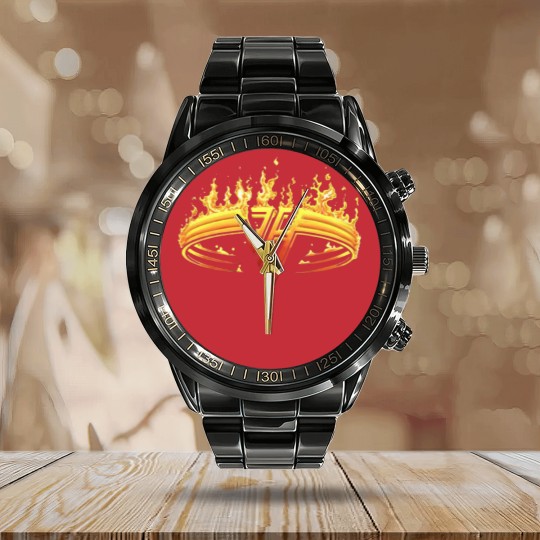 Discover van fired halen Calendar Steel Band Watch