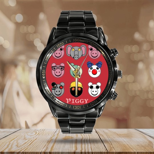 Discover thinknoodles piggy piggy Calendar Steel Band Watch