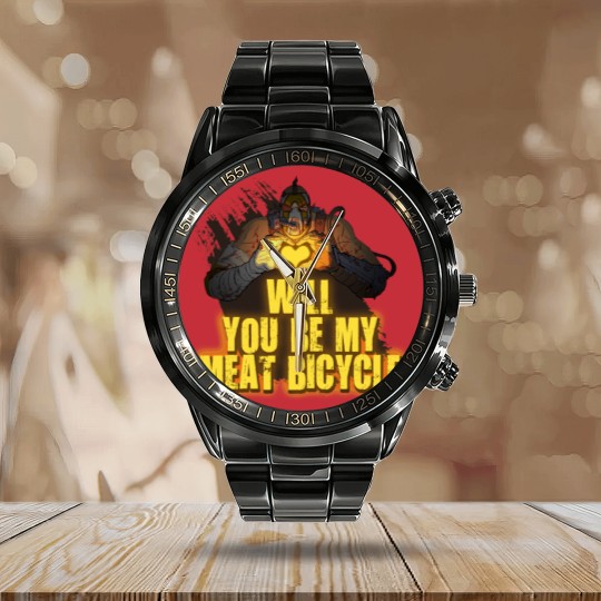 Discover Borderland. Krieg psycho birthday party gifts Calendar Steel Band Watch