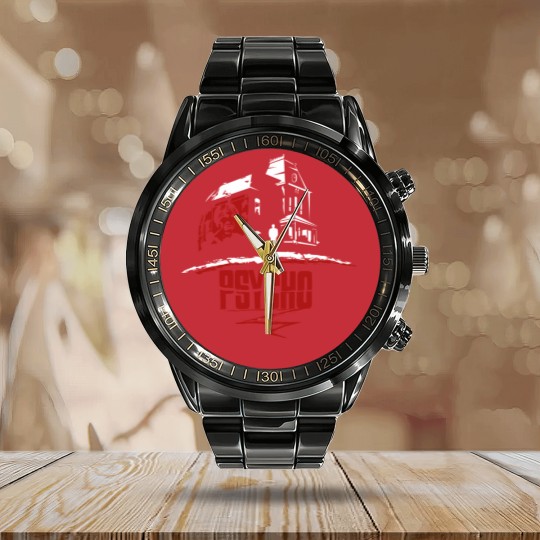 Discover PSYCHO 1960 Calendar Steel Band Watch