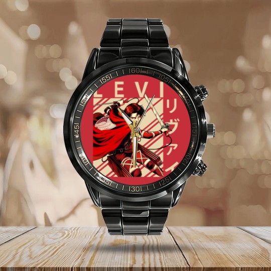 Discover Levi Ackerman - Captain Levi - Calendar Steel Band Watch