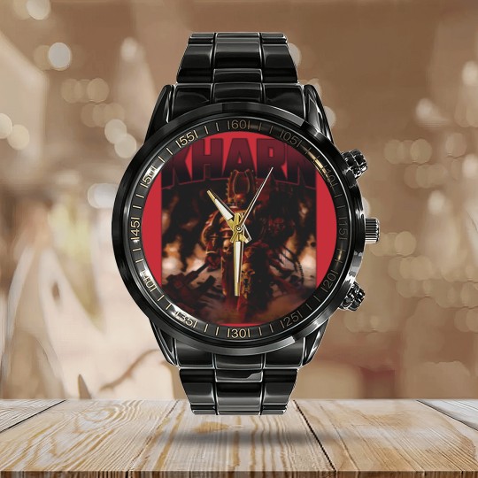 Discover Kharn the Betrayer World Eaters legion Chaos Space Marine Calendar Steel Band Watch