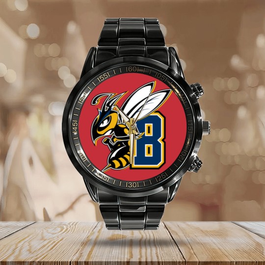 Discover Montana State Billings Yellowjackets Calendar Steel Band Watch