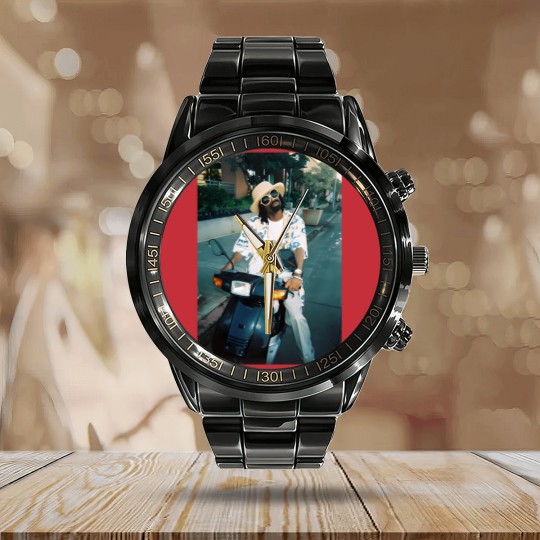 Discover Mac Dre Motorcycle Calendar Steel Band Watch