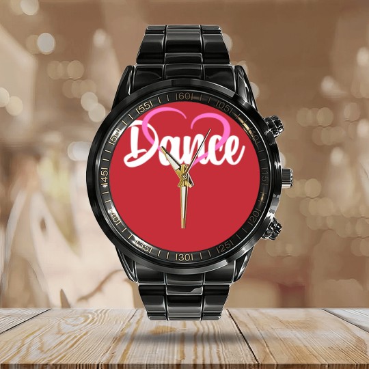 Discover Cool Dance For Women Girls Ballroom Lyrical Hip Calendar Steel Band Watch