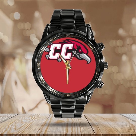 Discover Casper College Athletics Thunderbirds Calendar Steel Band Watch