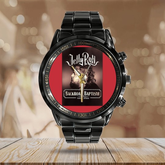 Discover Backroad Baptism Tour, Jelly Roll Tour, Jelly Roll Calendar Steel Band Watch