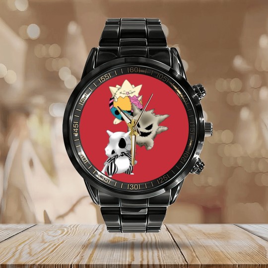 Discover PKM Cubone, Gengar Togepi Calendar Steel Band Watch