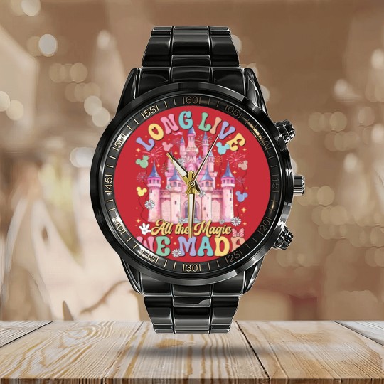 Discover Long Live All The Magic We Made Calendar Steel Band Watch, Vintage Long Live All The Magic We Made