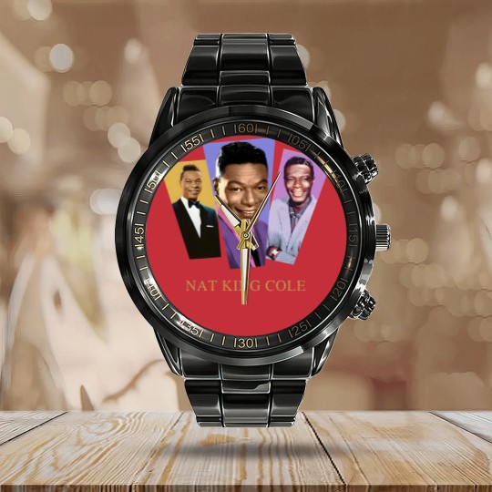 Discover Nat King Cole 1 Calendar Steel Band Watch