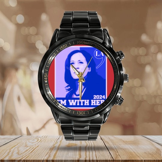 Discover Kamala-Harris - Kamala Harris - Calendar Steel Band Watch