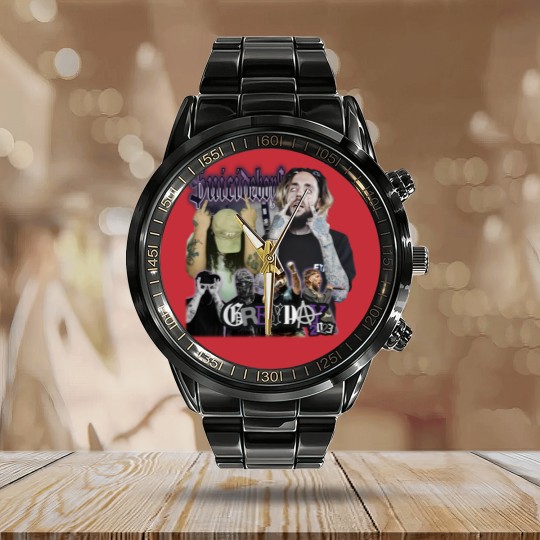 Discover Suicideboy 90s Vintage Calendar Steel Band Watch, Suicideboy Bootleg Calendar Steel Band Watch, Suicideboy