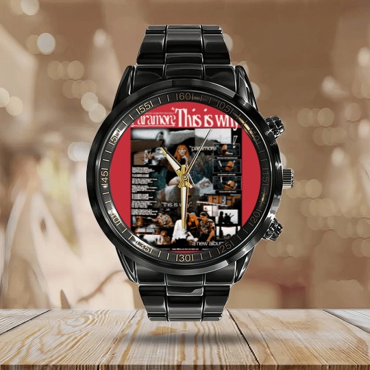 Discover Vintage This is Why Calendar Steel Band Watch, Paramore This is Why Calendar Steel Band Watch, Paramore Tour 2023 Calendar Steel Band Watch