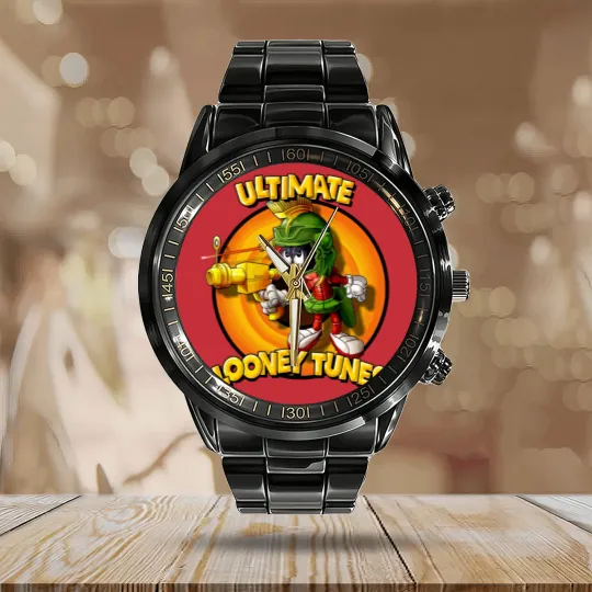 Discover Marvin The Martian Calendar Steel Band Watch