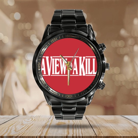 Discover A View To A Kill Calendar Steel Band Watch