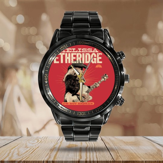 Discover Melissa Etheridge Im Not Broken Calendar Steel Band Watch