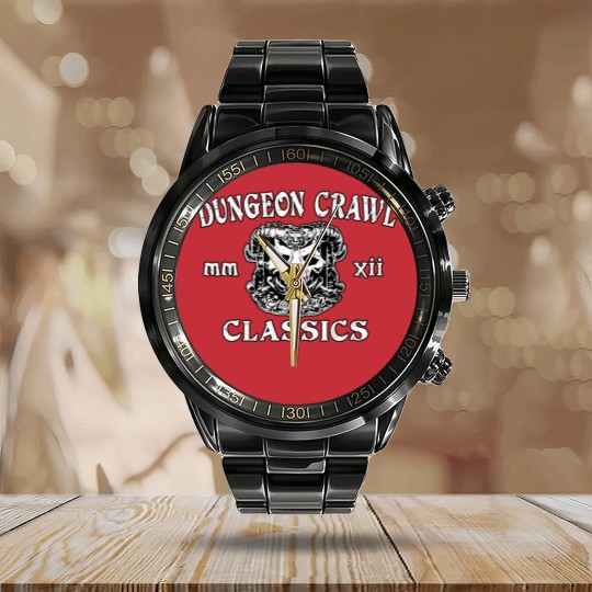 Discover Dungeon Crawl Classics Calendar Steel Band Watch