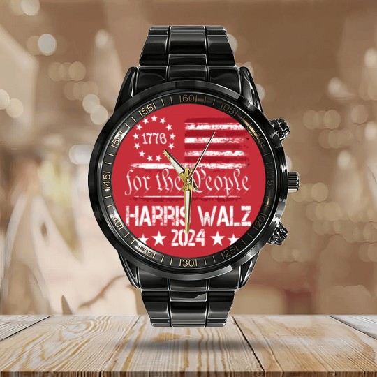 Discover Harris walz, Harriswalz, Harris, walz, Harris walz 2024 Calendar Steel Band Watch