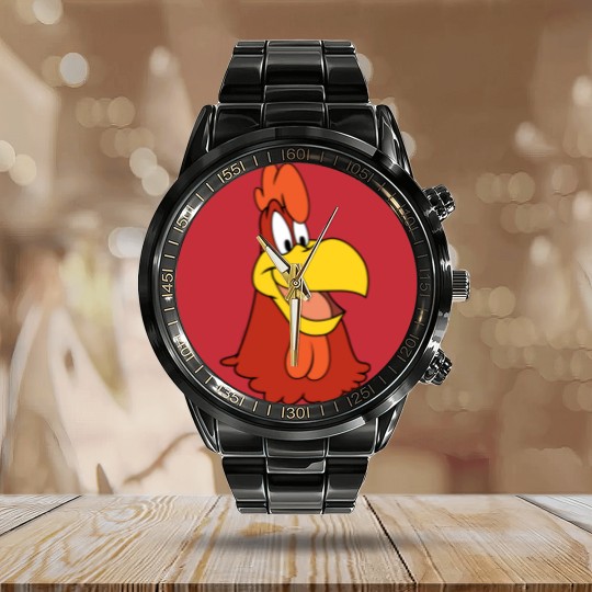 Discover Foghorn Leghorn Calendar Steel Band Watch