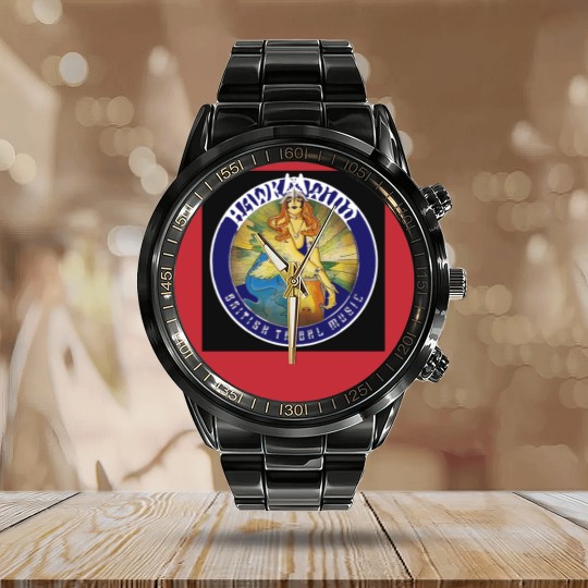 Discover Hawkwind Calendar Steel Band Watch