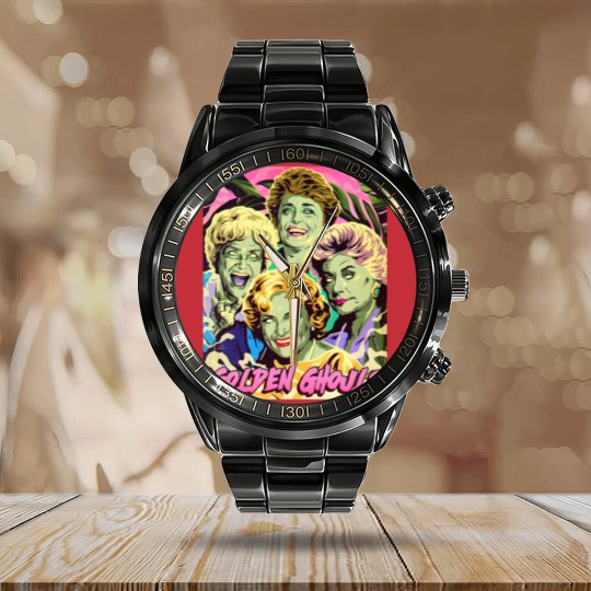 Discover GOLDEN GHOULS Calendar Steel Band Watch Calendar Steel Band Watch