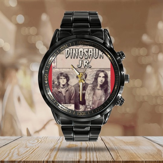 Discover Dinosaur Jr. Comic 90s Calendar Steel Band Watch, Dinosaur Jr Calendar Steel Band Watch Fan Gifts, Dinosaur Jr Vintage Calendar Steel Band Watch