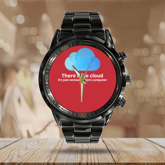 Discover There is no cloud - There Is No Cloud - Calendar Steel Band Watch