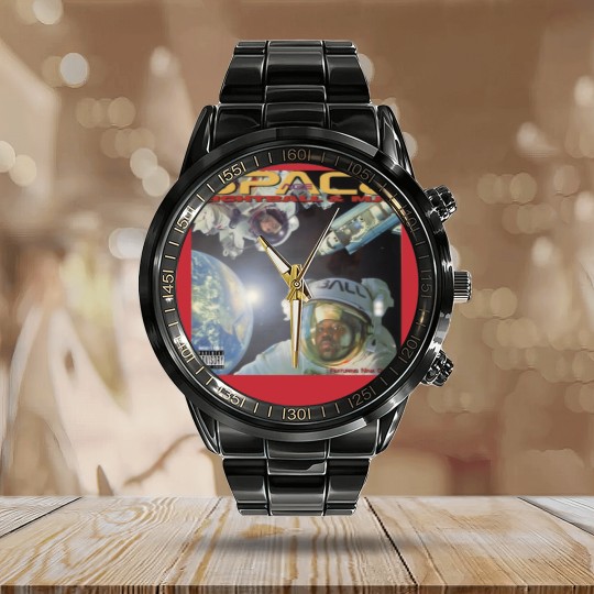 Discover  Eightball and MJG OL ScHoOL Space Age Pimpin Calendar Steel Band Watch