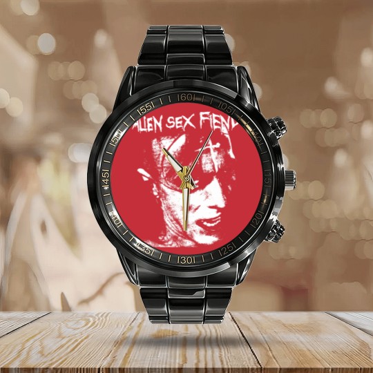 Discover alien fiend Calendar Steel Band Watch