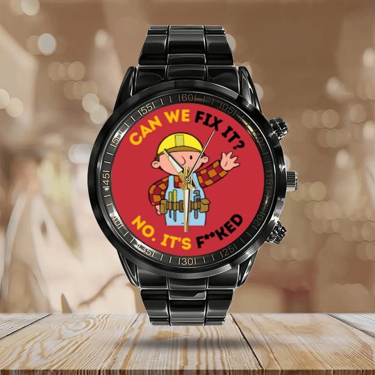 Discover Can We Fix It Funny Repair Man Bob The Builder Calendar Steel Band Watch