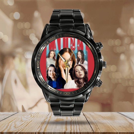 Discover Laufey, Laufey Calendar Steel Band Watch, Laufey Calendar Steel Band Watch, Laufey Musician Singer Tees, Retro Laufey Gift