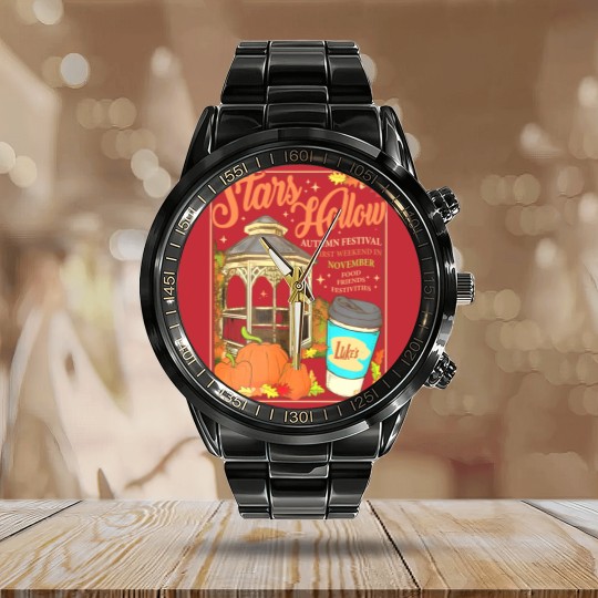 Discover Stars Hollow Connecticut  Color Calendar Steel Band Watch, 1779 Calendar Steel Band Watch, Gilmore Girls Calendar Steel Band Watch, Autumn Calendar Steel Band Watch, Lukes Diner Calendar Steel Band Watch, Gilmore Girls Calendar Steel Band Watch